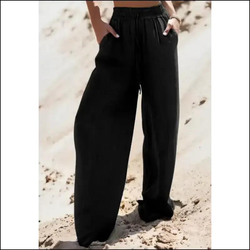 Chic Drawstring Wide Leg Jeans: Because who Needs a Tux for Comfort? 😜