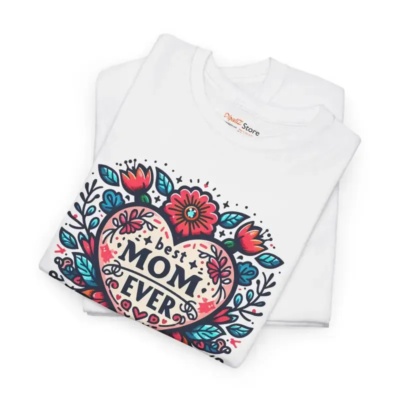 Chic Unisex Heavy Cotton Tee Celebrates Best Moms