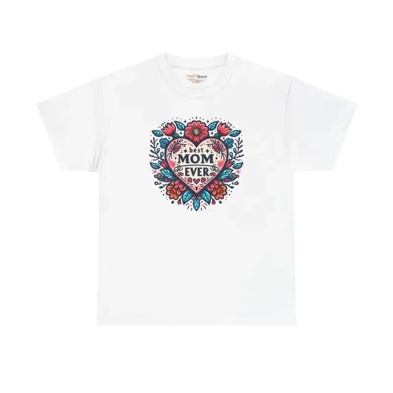Chic Unisex Heavy Cotton Tee Celebrates Best Moms