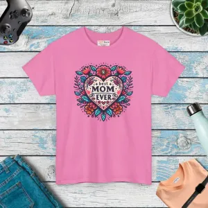 Chic Unisex Heavy Cotton Tee Celebrates Best Moms
