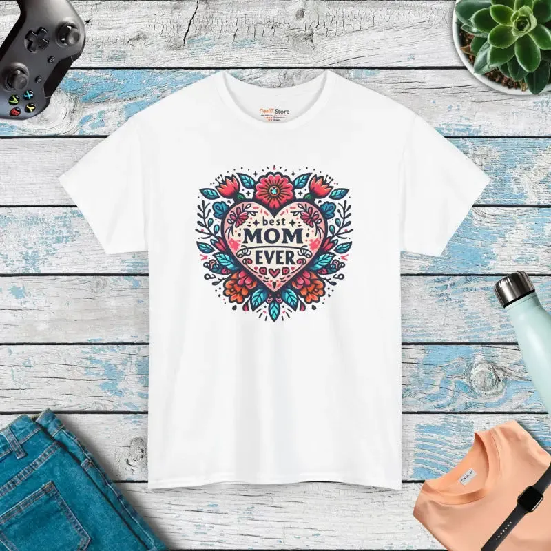 Chic Unisex Heavy Cotton Tee Celebrates Best Moms
