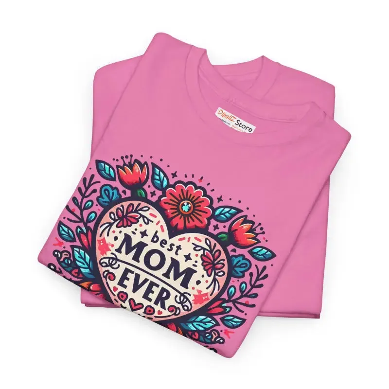Chic Unisex Heavy Cotton Tee Celebrates Best Moms