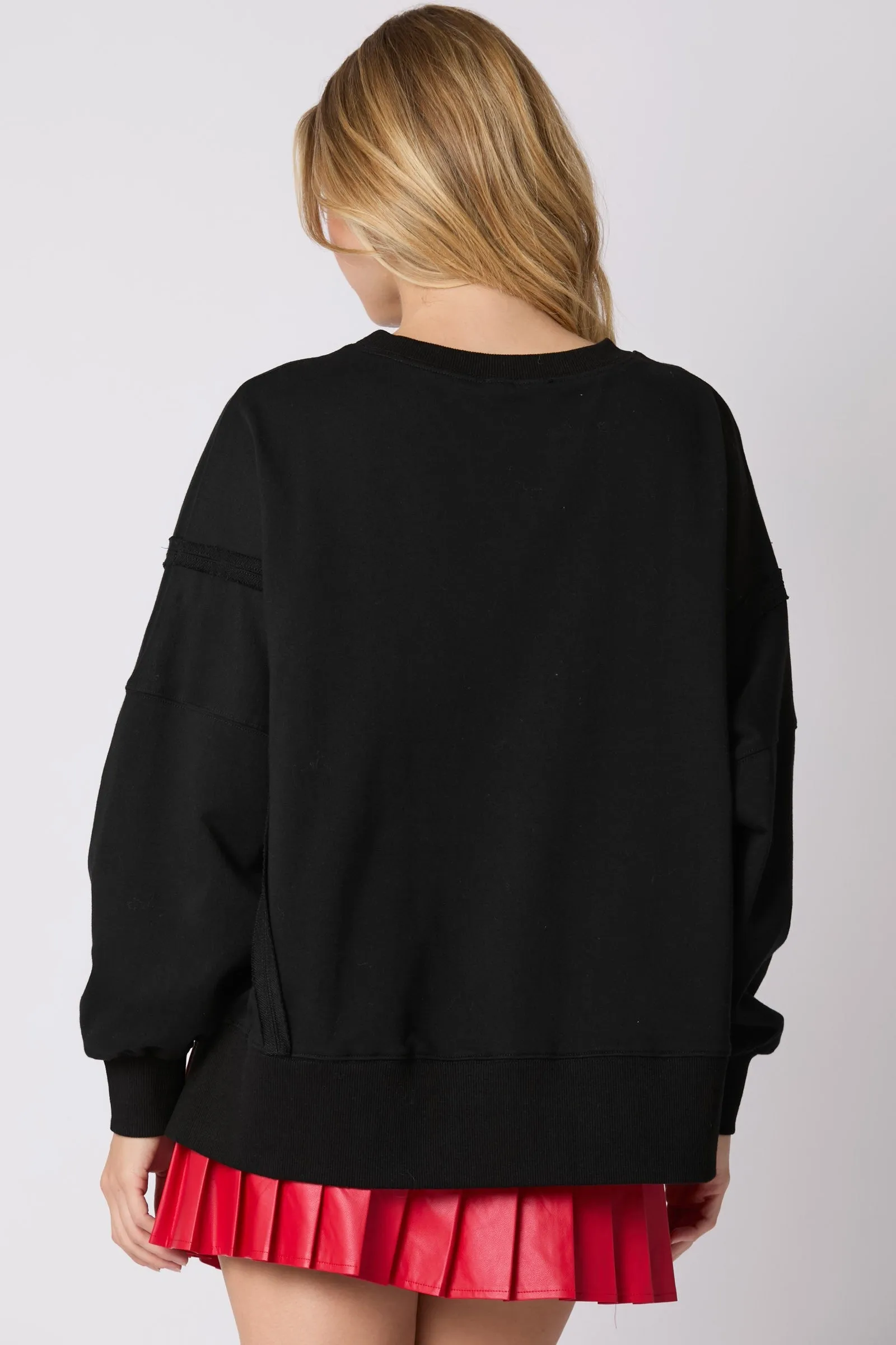 Christmas Lights Sequin Sweatshirt