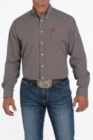 CLMTW1105203 Cinch Shirt MENS L/S Geo Print