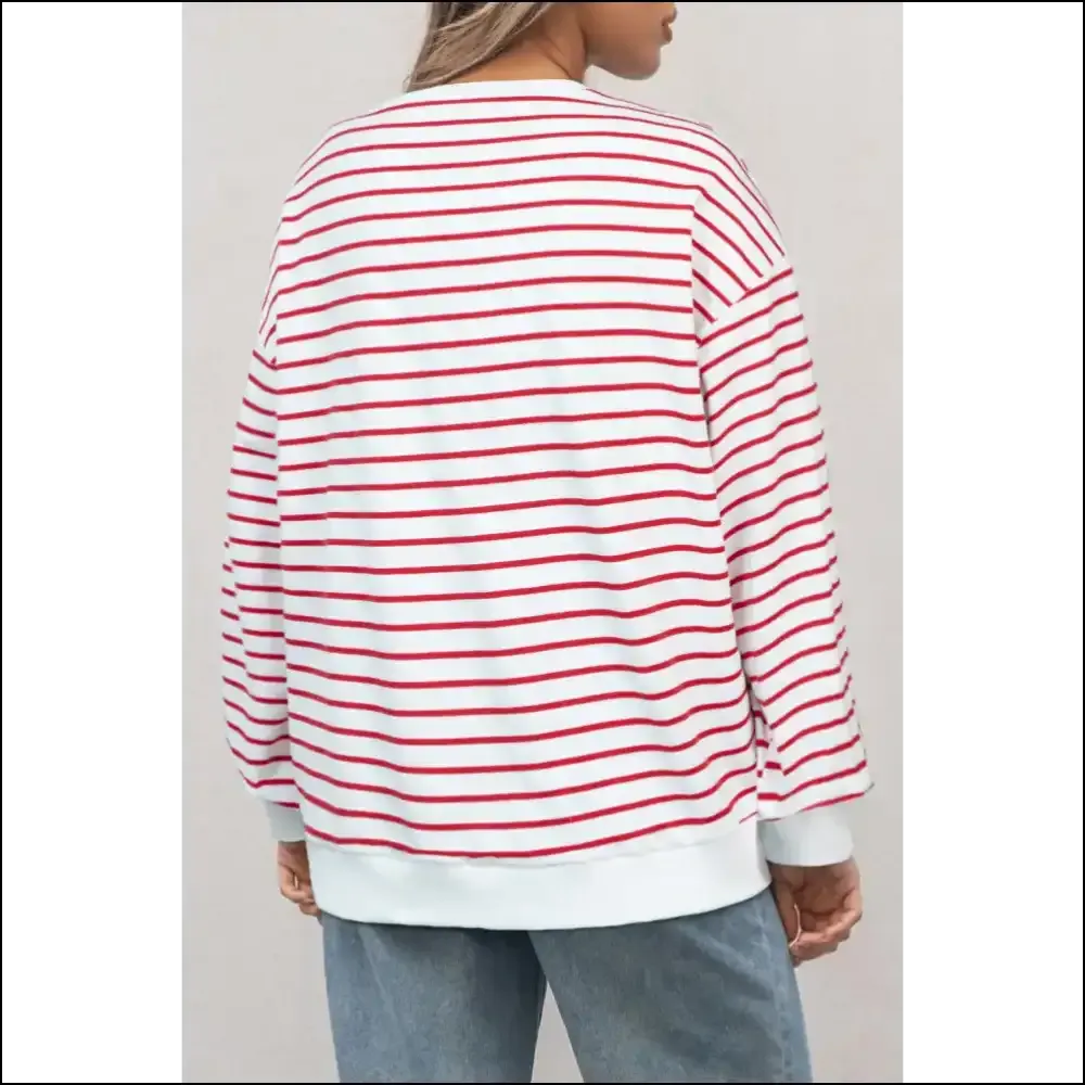 Coffee Striped Cozy: Needful Things' Vibe  Sweatshirt ☕