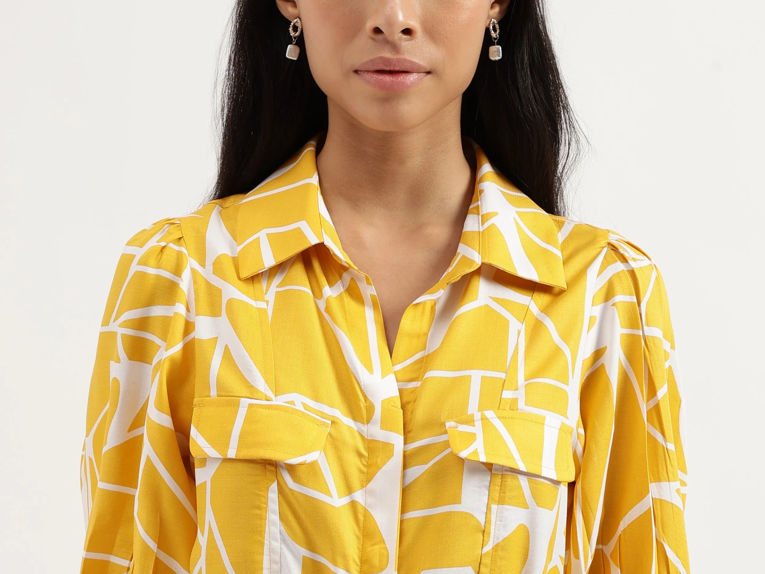 Collared Printed Dresses