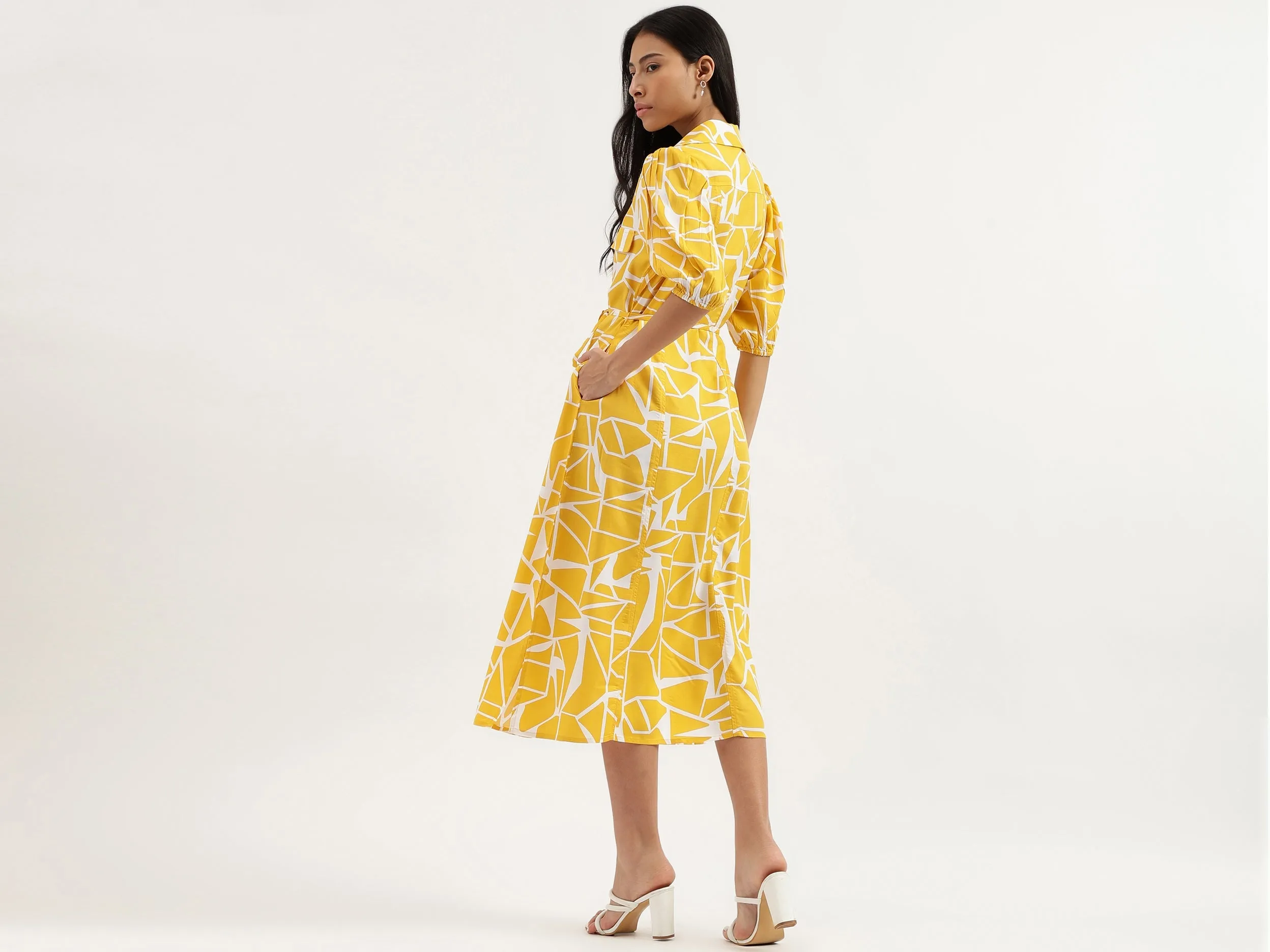 Collared Printed Dresses