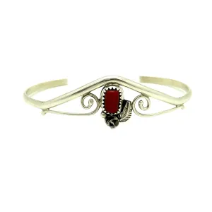 Coral Feather Bracelet