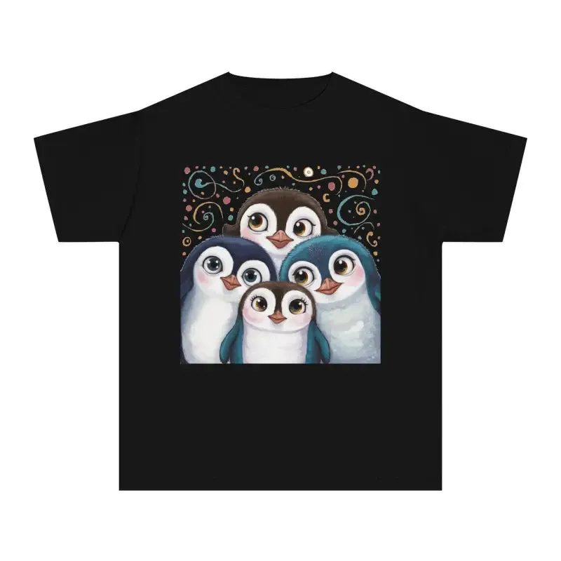 Cozy Three Penguins Tee with Kids Waddle Style