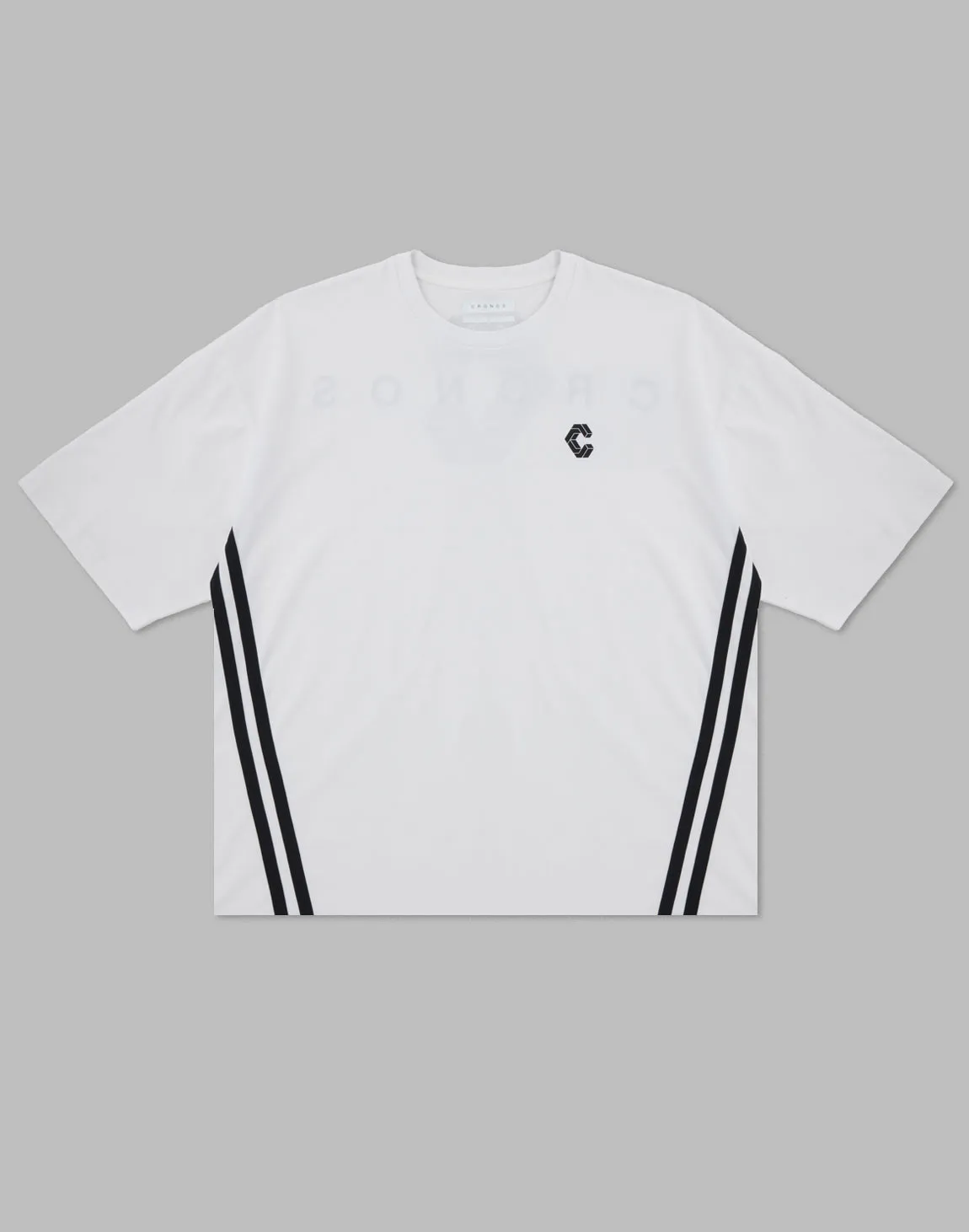 CRONOS 2LINE BACK LOGO OVERSIZE T-SHIRTS
