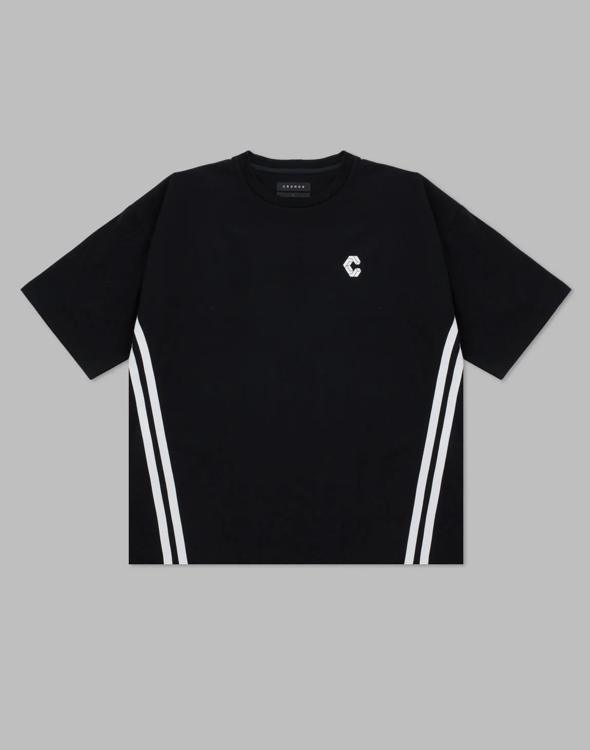 CRONOS 2LINE BACK LOGO OVERSIZE T-SHIRTS