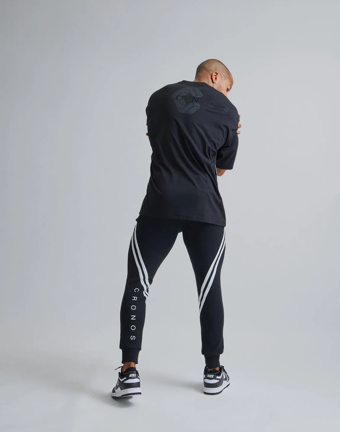 CRONOS 2LINE BACK LOGO OVERSIZE T-SHIRTS