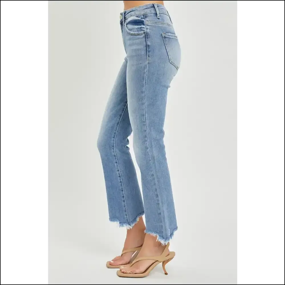 Cropped Straight Jeans: where Frayed Hem Meets Fabulous Fashion Fail! 😂👖