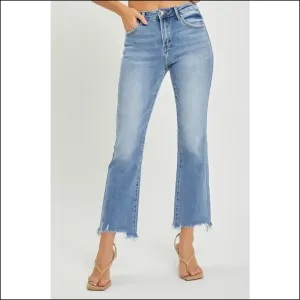 Cropped Straight Jeans: where Frayed Hem Meets Fabulous Fashion Fail! 😂👖