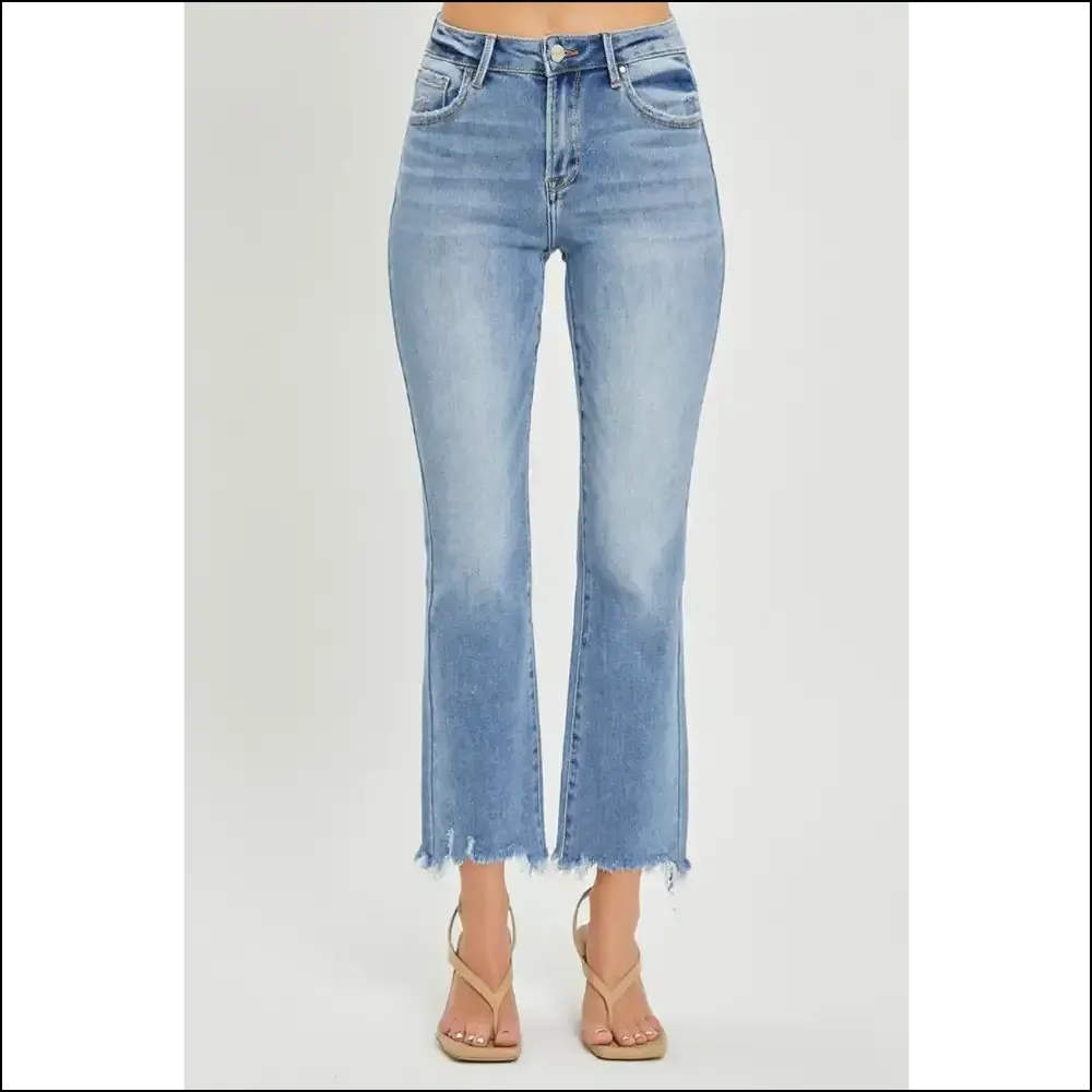 Cropped Straight Jeans: where Frayed Hem Meets Fabulous Fashion Fail! 😂👖