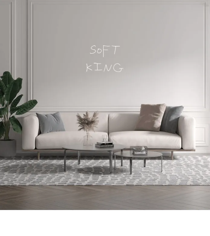 Custom text: SOFT 
 KING