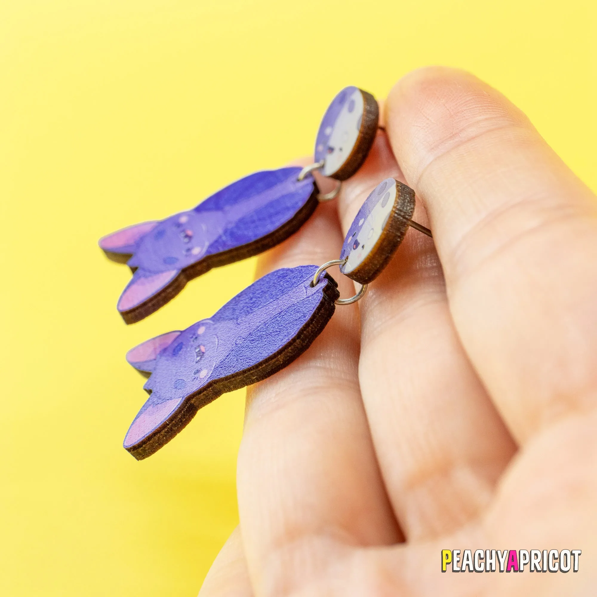 Cute Bat Dangle Earrings