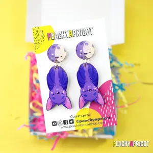 Cute Bat Dangle Earrings