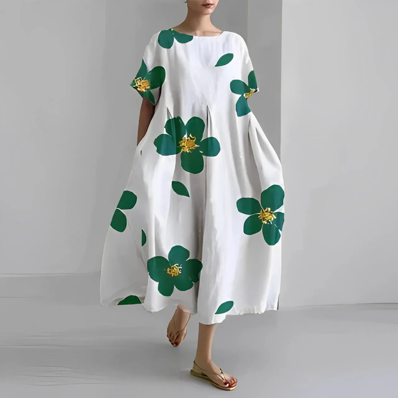 Daisy - Retro Big Swing Loose Maxi Dress