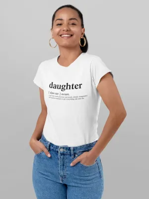 Daughter Logo Matching Family tshirt - Adult (FINAL SALE)