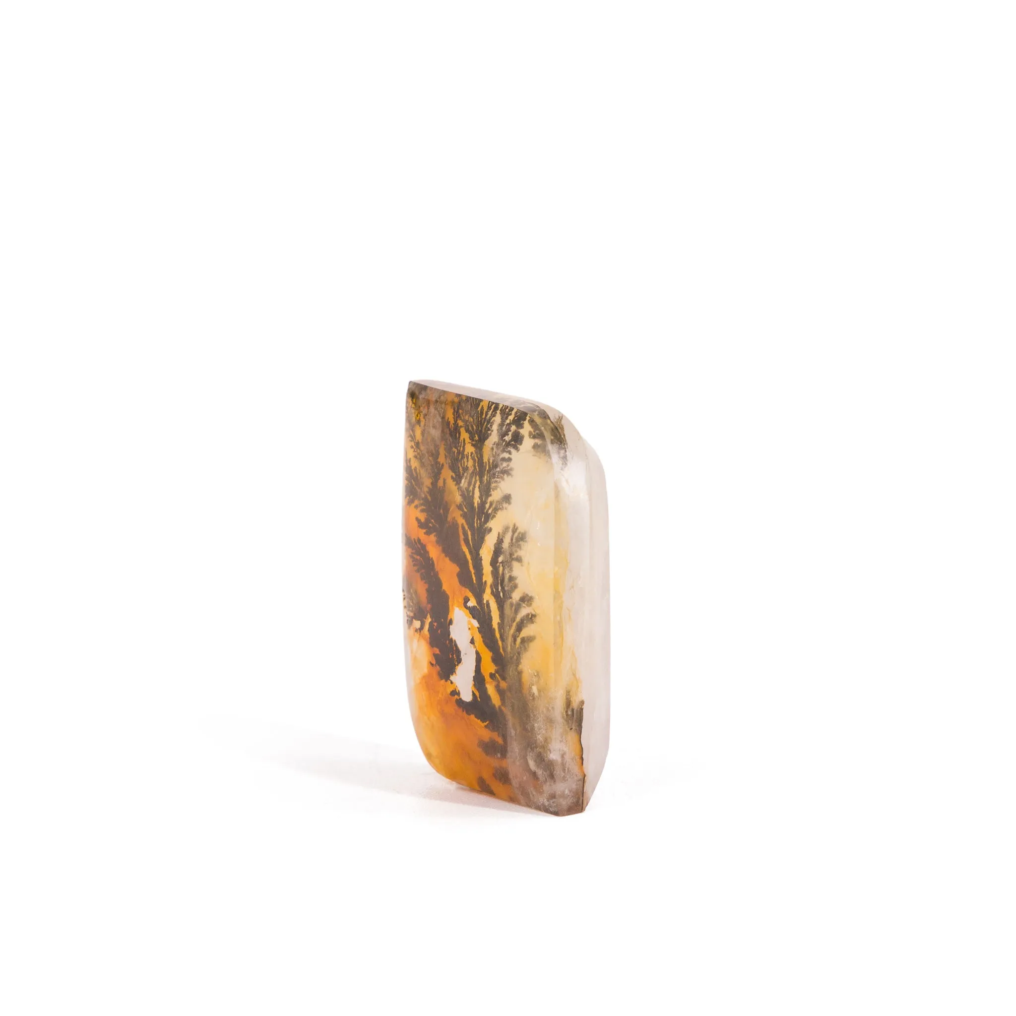 Dendritic Quartz 37.12 Carat Polished Crystal Cabochon