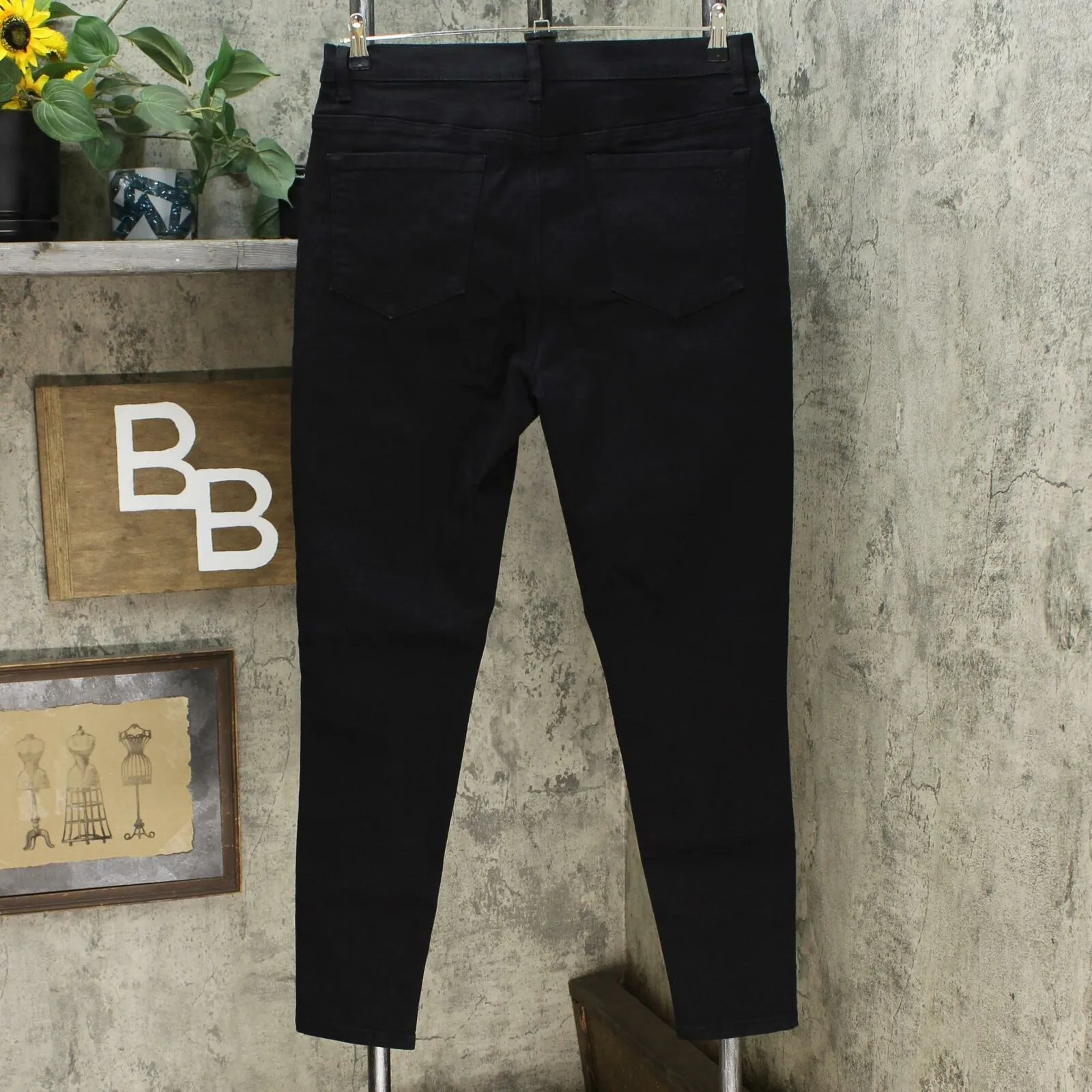 DG2 by Diane Gilman Virtual Stretch Ultra Skinny Tall Jeans Black 14 Tall
