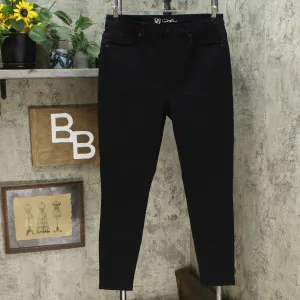 DG2 by Diane Gilman Virtual Stretch Ultra Skinny Tall Jeans Black 14 Tall