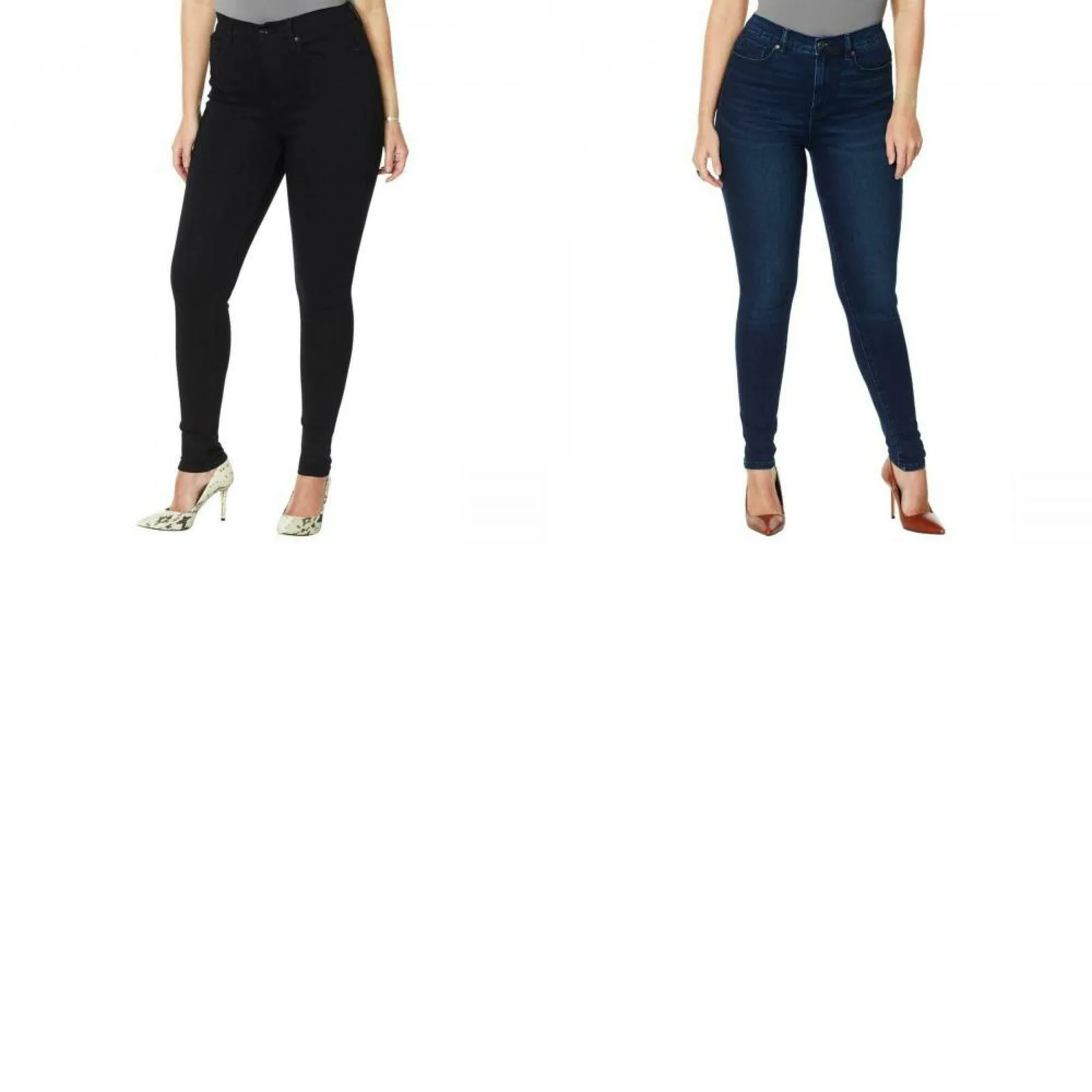 DG2 by Diane Gilman Women's Petite Virtual Stretch Ultra Skinny Jeans