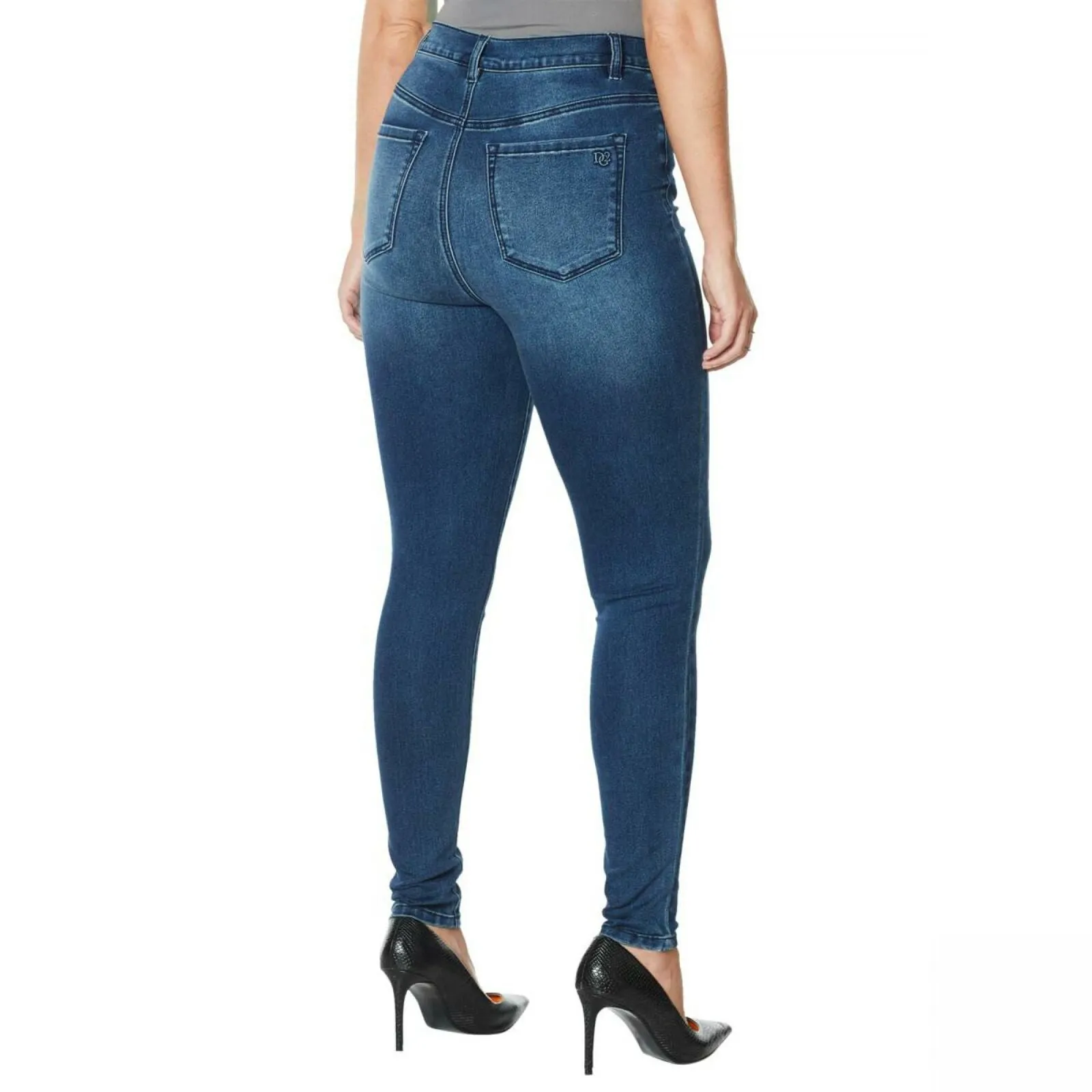 DG2 by Diane Gilman Women's Virtual Stretch Ultra Skinny Jeans