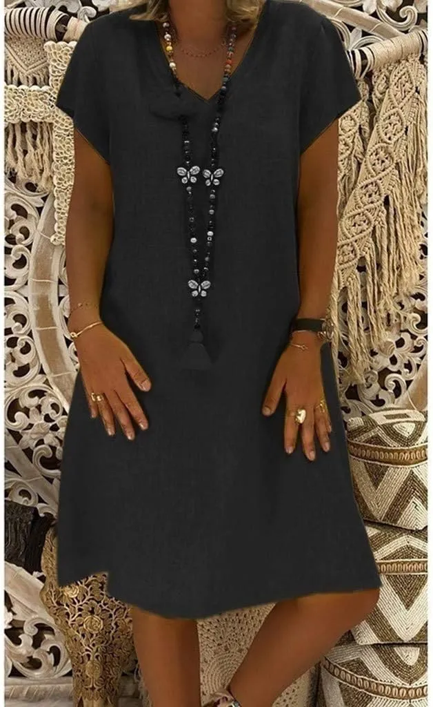 Diana® | Casual, Loose Cotton Dress