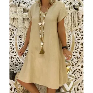 Diana® | Casual, Loose Cotton Dress