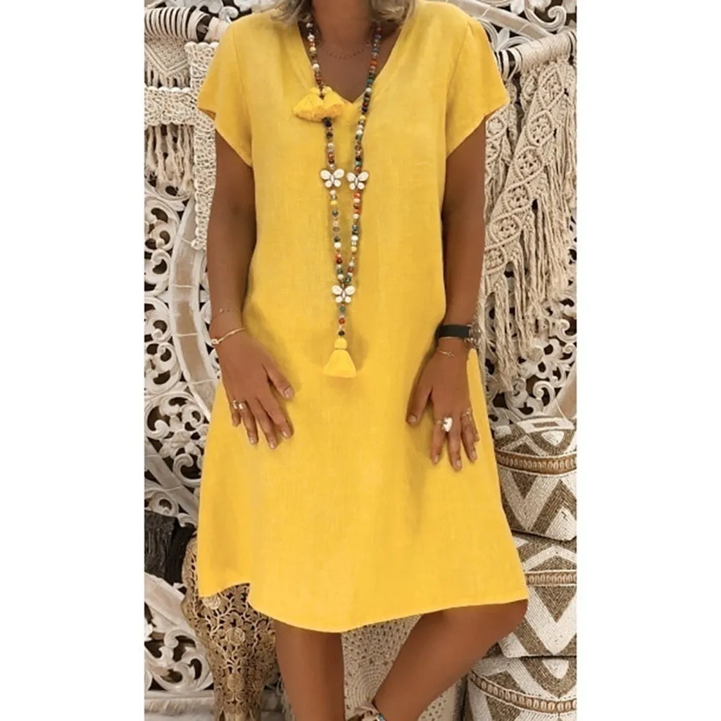 Diana® | Casual, Loose Cotton Dress