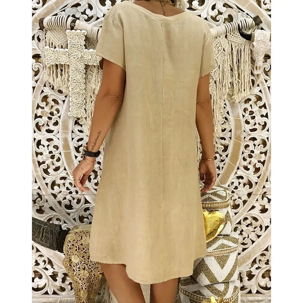 Diana® | Casual, Loose Cotton Dress