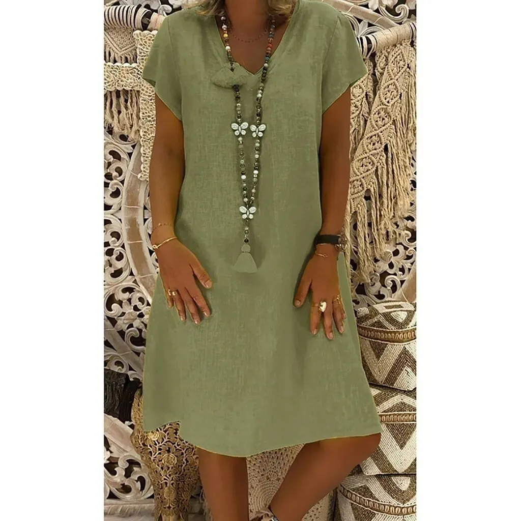 Diana® | Casual, Loose Cotton Dress