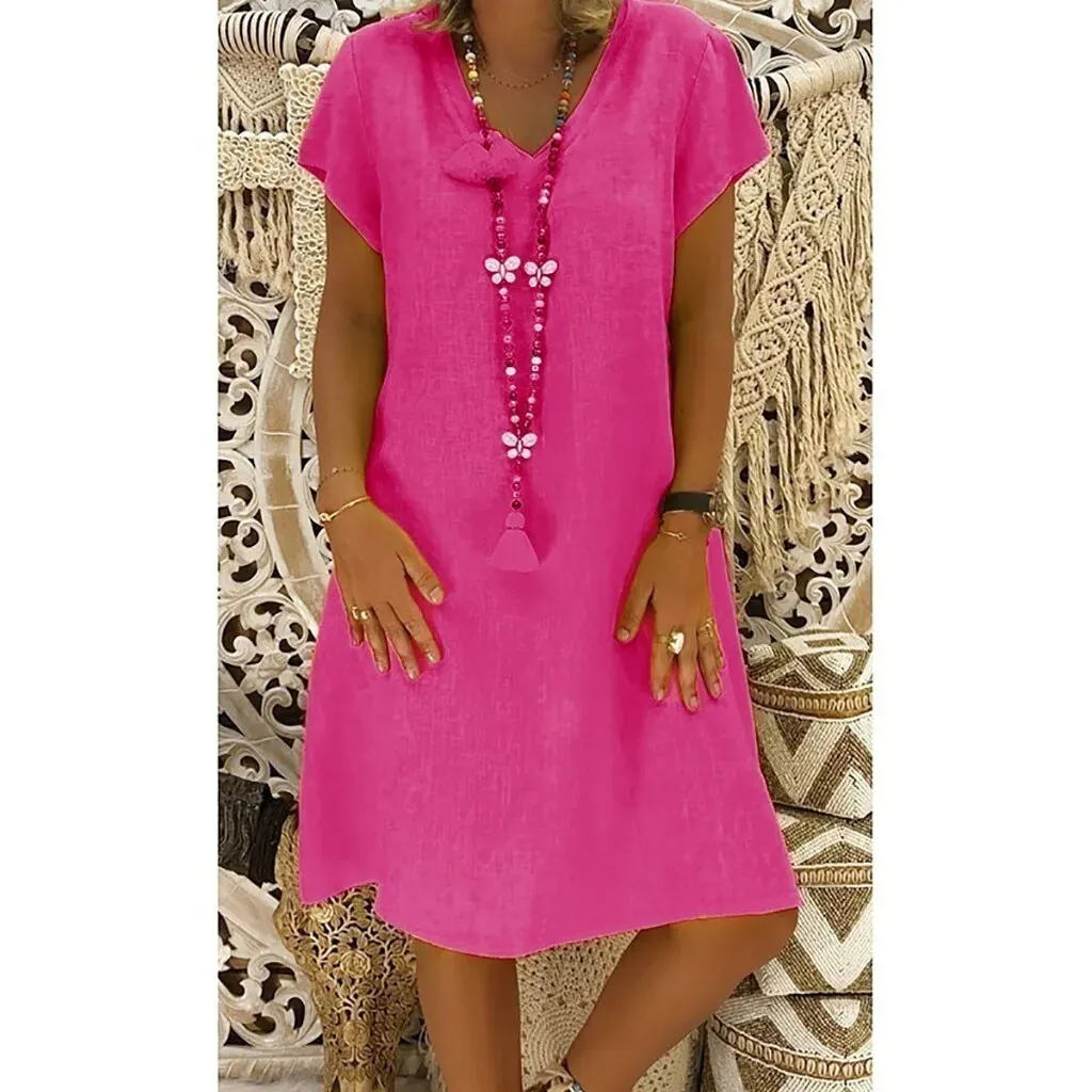 Diana® | Casual, Loose Cotton Dress