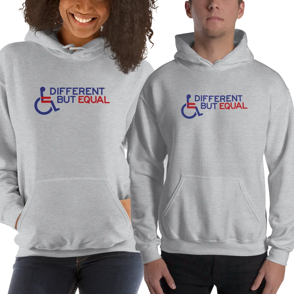 Different but Equal (Disability Equality Logo) Design 2 Hoodie