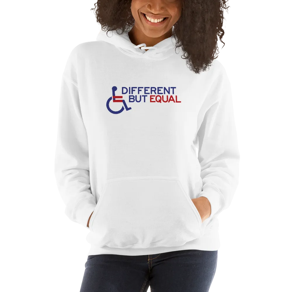 Different but Equal (Disability Equality Logo) Design 2 Hoodie