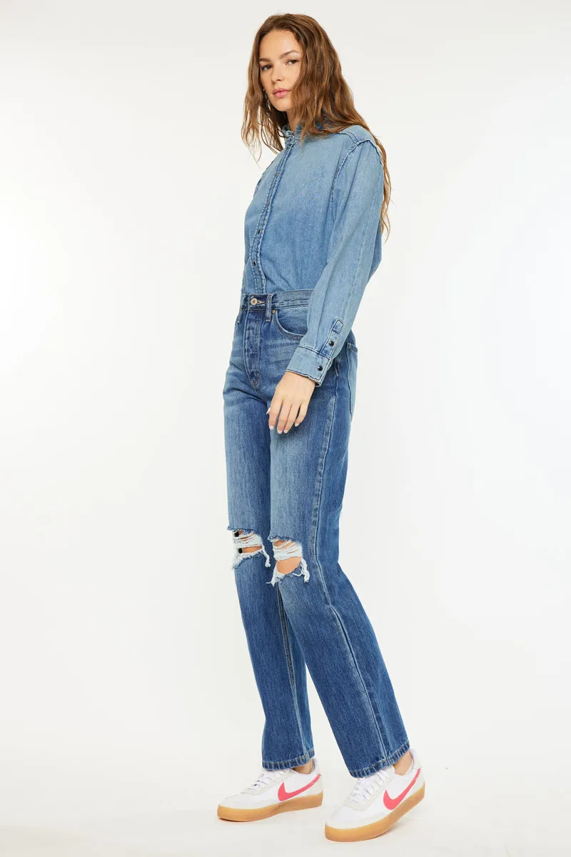 Dixon Ultra High Rise 90's Boyfriend Jeans
