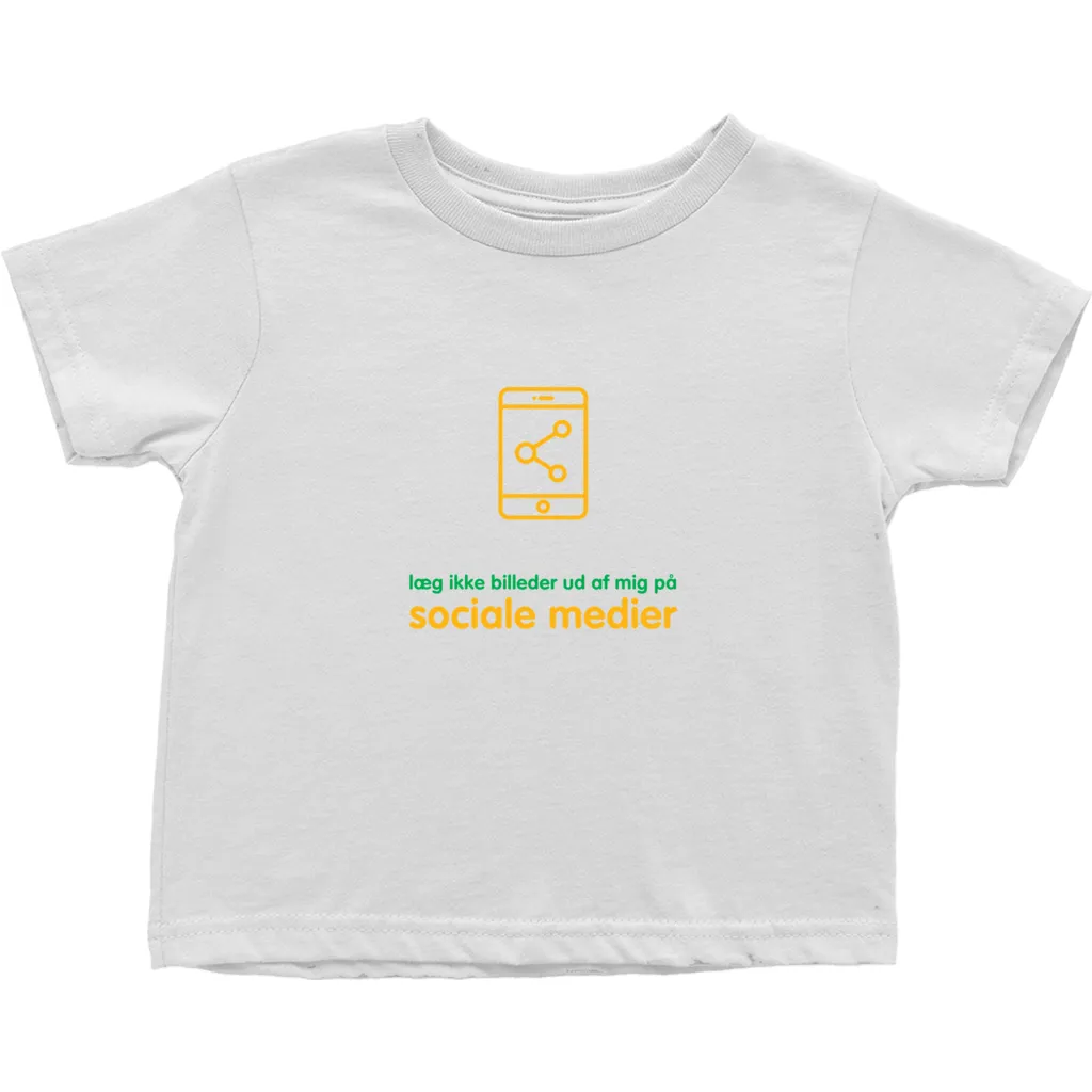 Don't Post me Toddler T-Shirts (Danish)