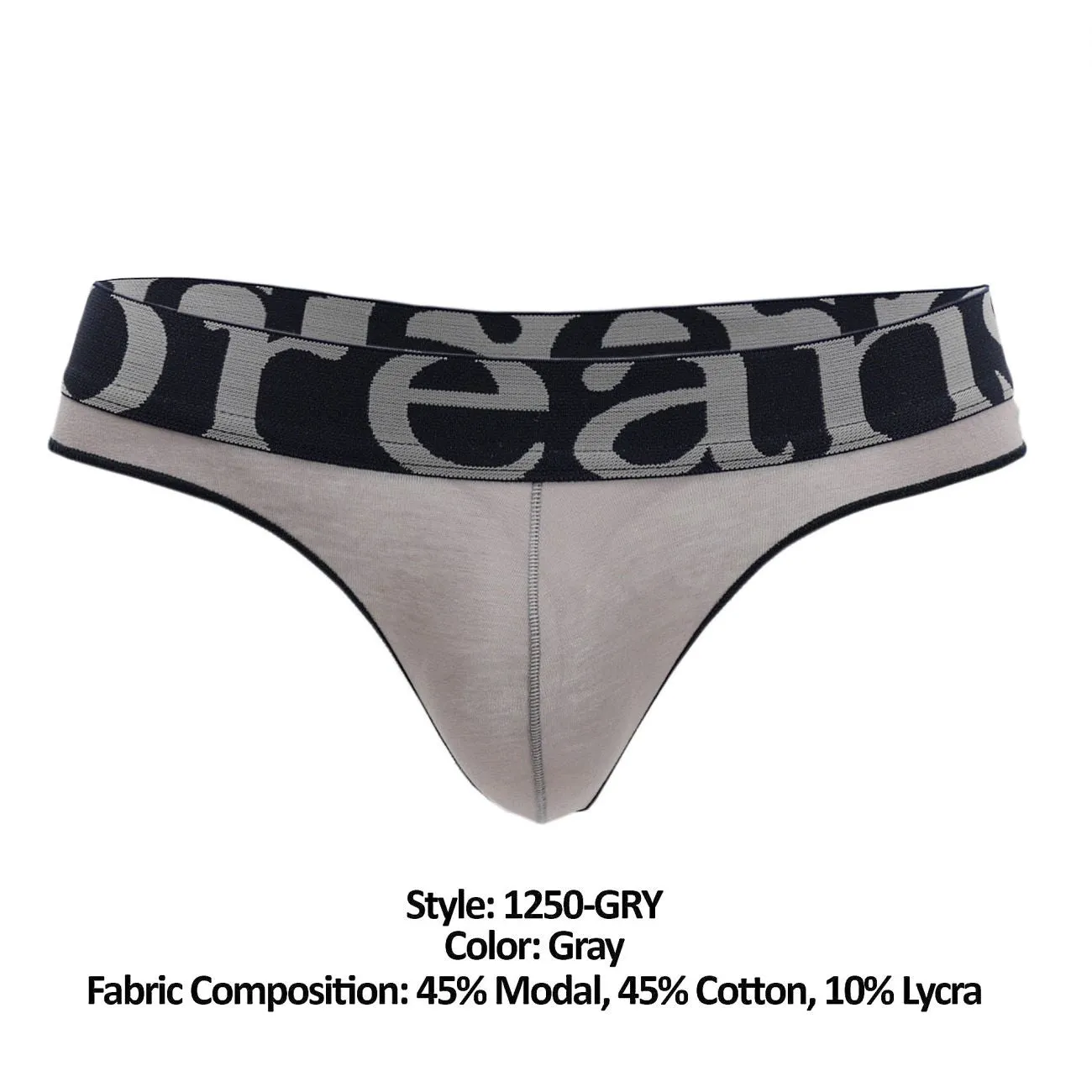 Doreanse 1250-GRY Wide-band Thong