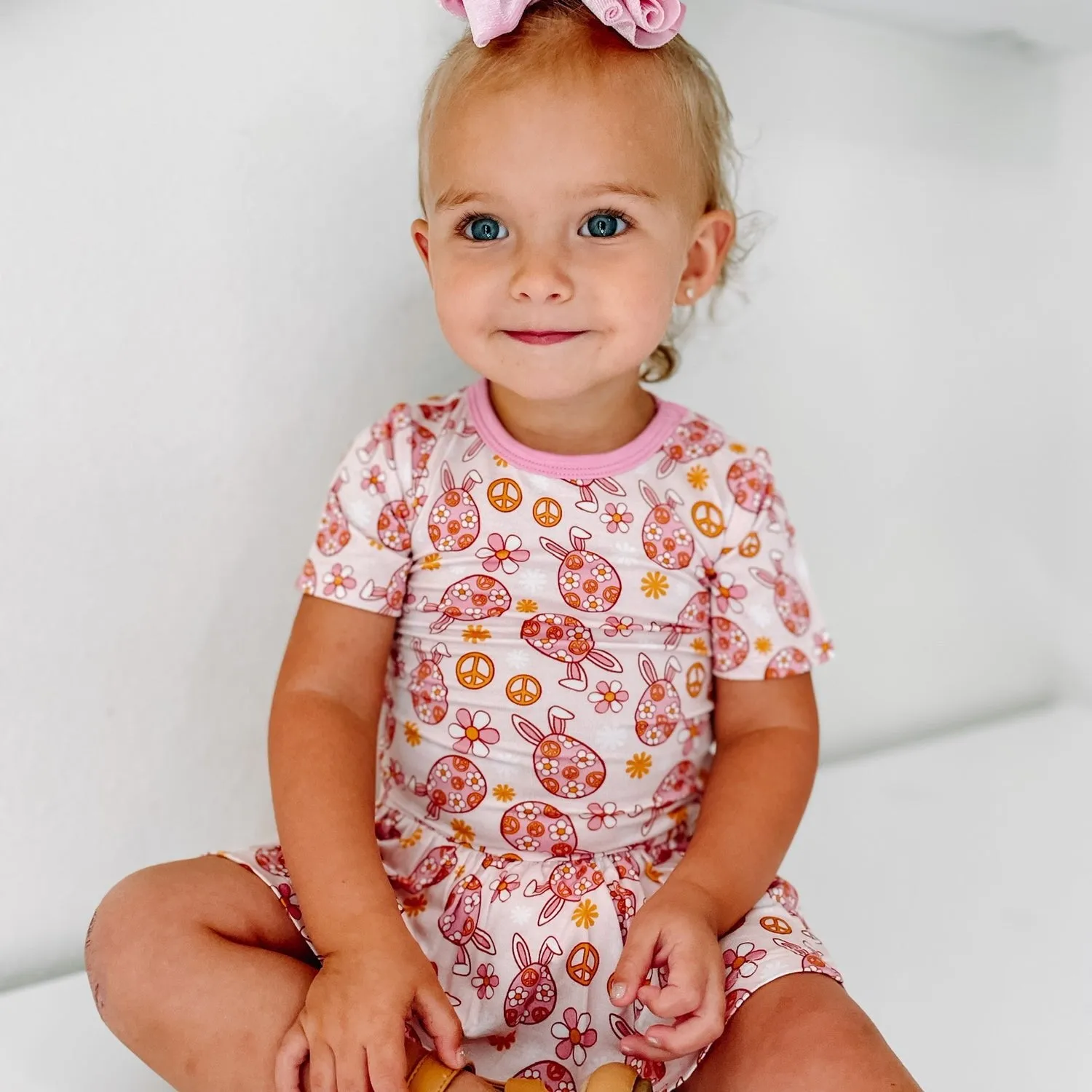 Dream Big Little Co Don't Worry Be Hoppy Dream Bodysuit Dress
