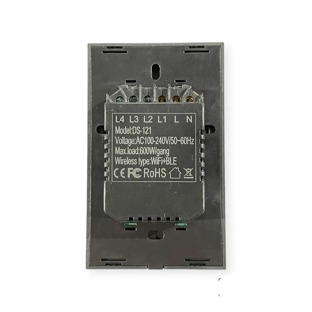 DS Wifi Switch 1 Lever Black SWS-121-1