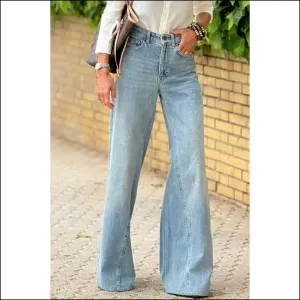 Dusk Blue Acid Wash Jeans: so Flared, They're  👖 Needful Things