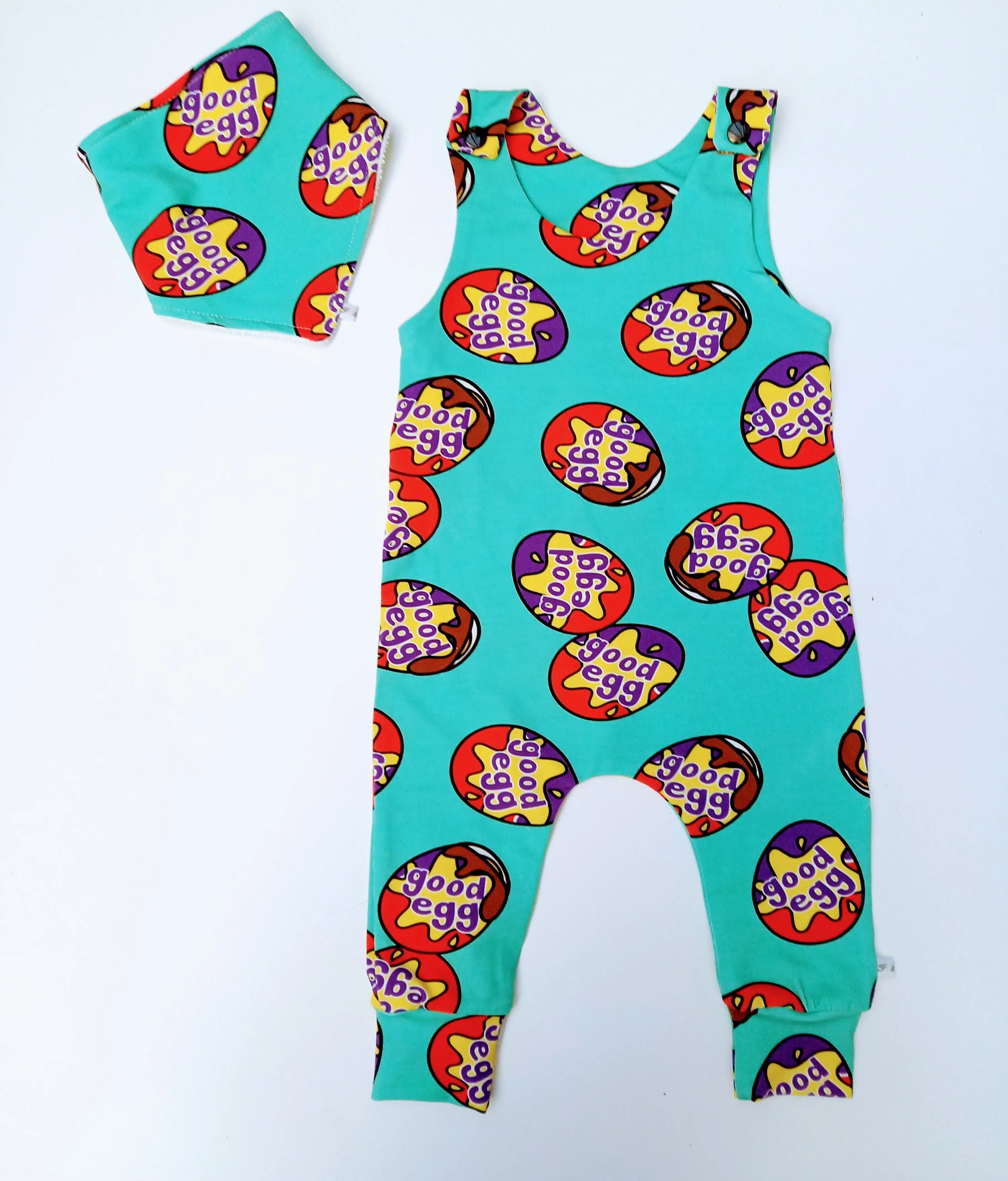 Easter Good Egg Dribble Bib - Bamboo Lined