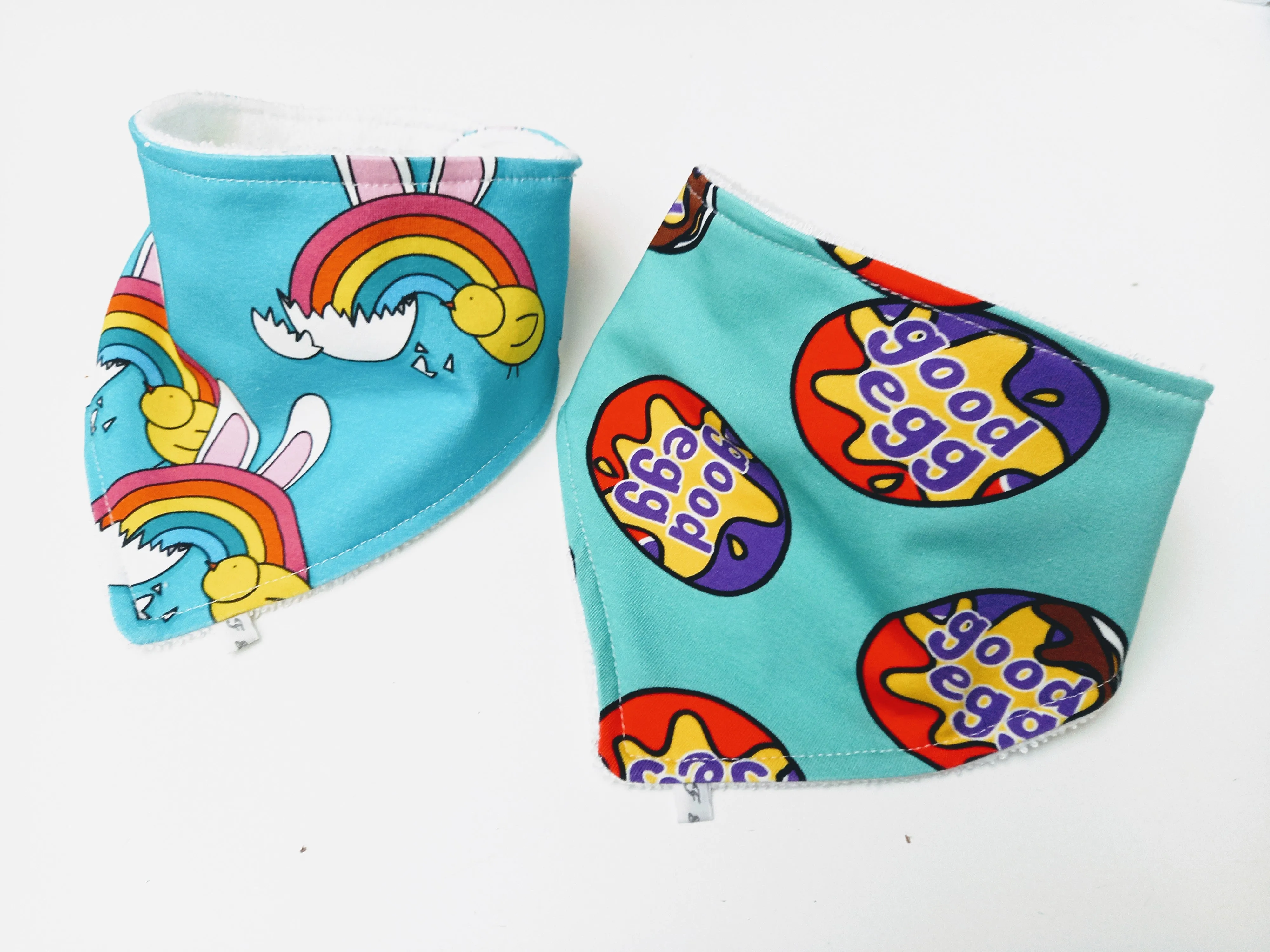 Easter Good Egg Dribble Bib - Bamboo Lined