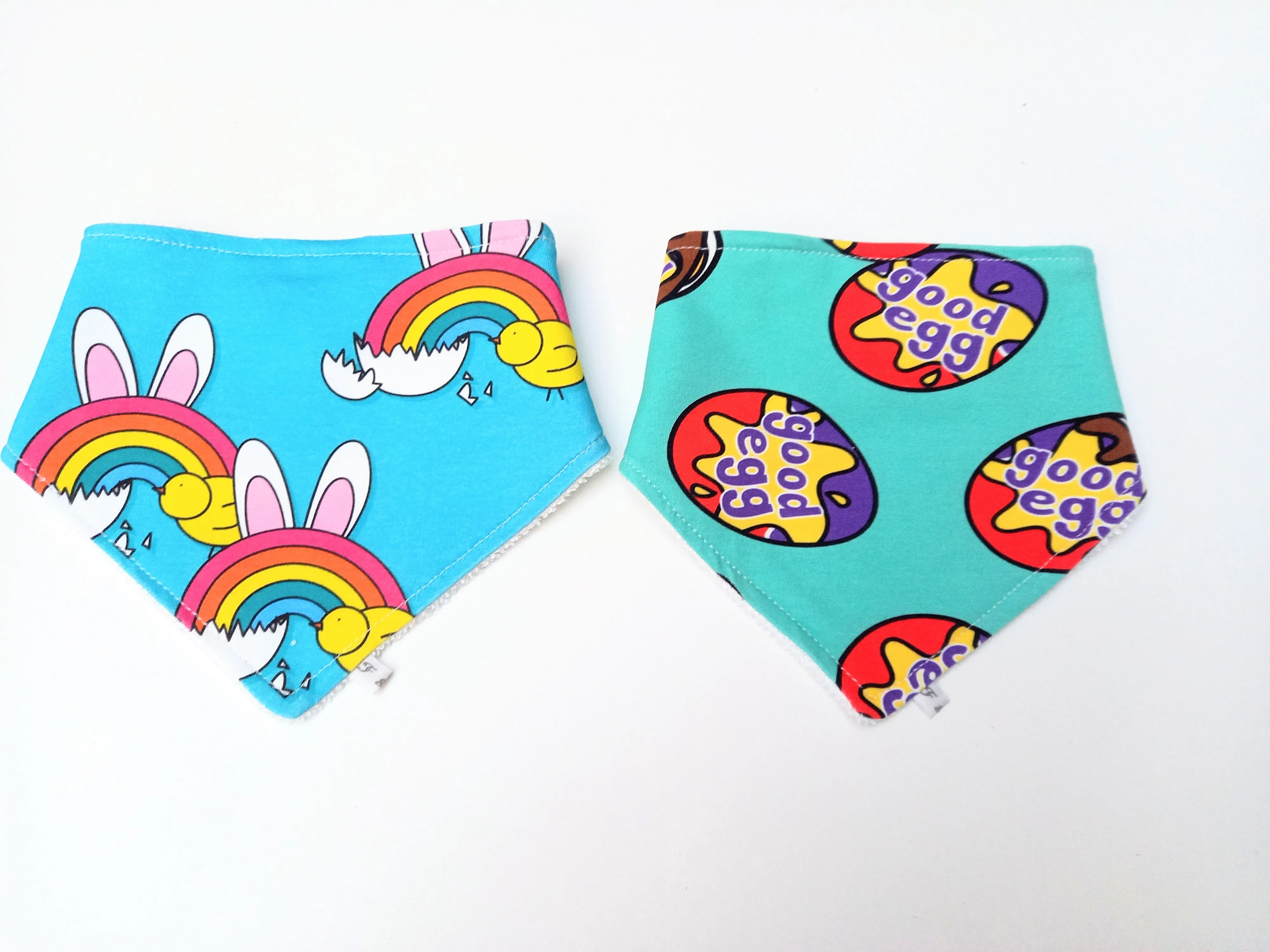Easter Good Egg Dribble Bib - Bamboo Lined