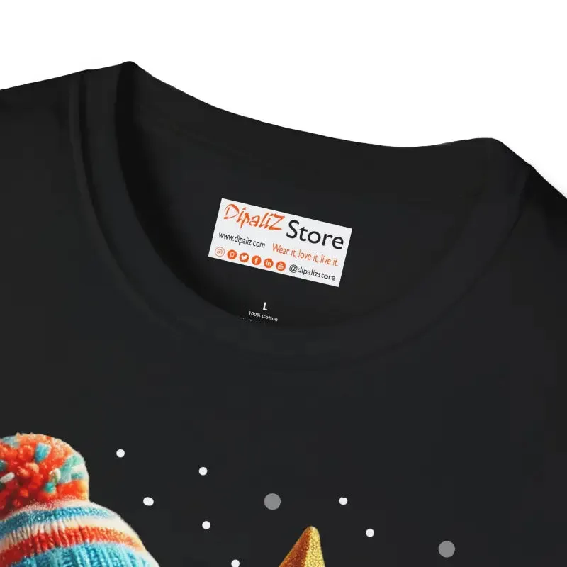 Elevate Winter Style with Cozy Snowman Tee