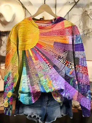 Elin | Colourful Sunbeam Sweatshirt