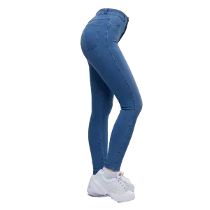 Embrace High Waisted Jeans Light Blue
