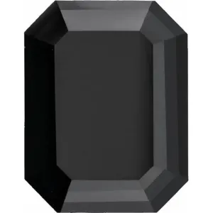 Emerald Step Cut FAB Black Moissanite Loose Stone